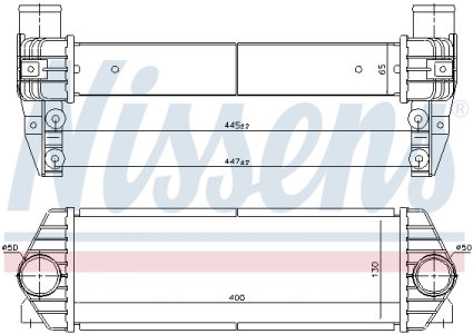 Intercooler NISSENS 96435 7T169L440AC