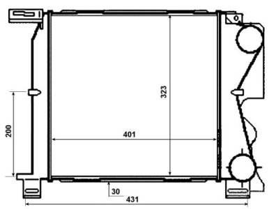 Intercooler NRF 30477 5142489AA