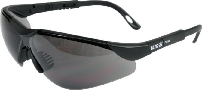OKULARY OCHRONNE SZARE TYP 91659 SZT YATO