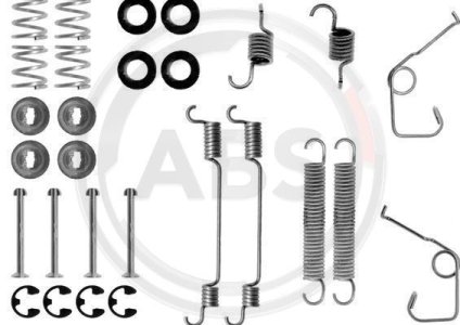 Sprężynki do szczęk hamulcowych A.B.S. 0706Q 6530706