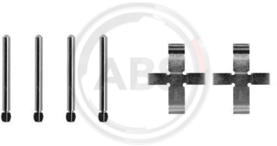 Zestaw montażowy klocków hamulcowych A.B.S. 0905Q 0060905000