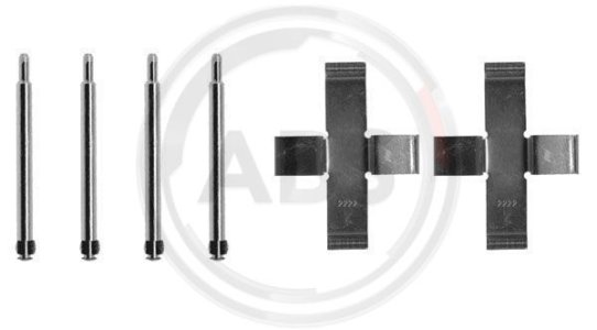 Zestaw montażowy klocków hamulcowych A.B.S. 0925Q 608092500