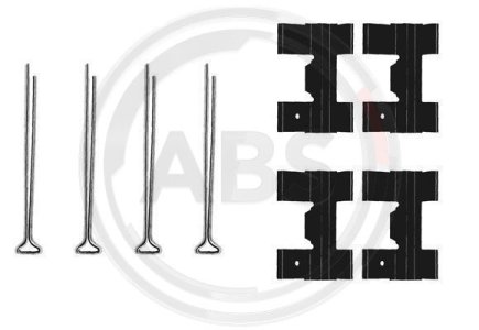 Zestaw montażowy klocków hamulcowych A.B.S. 0951Q 1010951