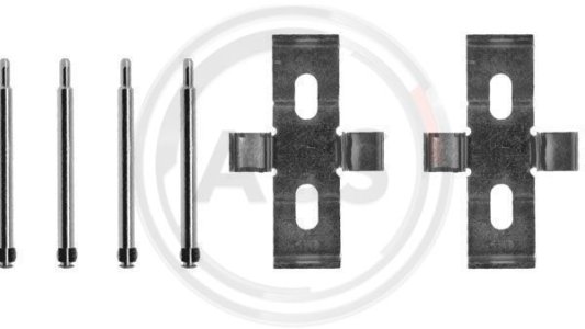 Zestaw montażowy klocków hamulcowych A.B.S. 1009Q 0041009000
