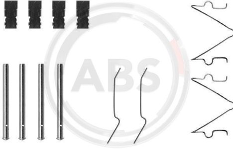 Zestaw montażowy klocków hamulcowych A.B.S. 1173Q 126117300