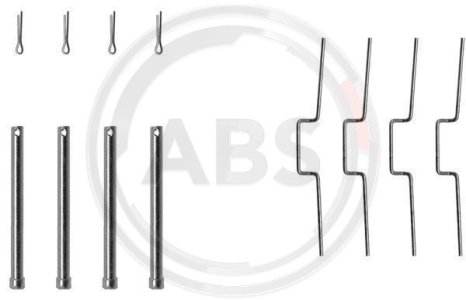 Zestaw montażowy klocków hamulcowych A.B.S. 1176Q 6061176