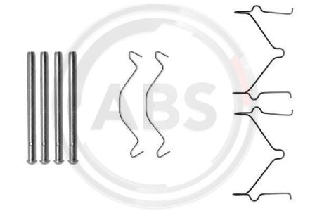 Zestaw montażowy klocków hamulcowych A.B.S. 1209Q 126120900