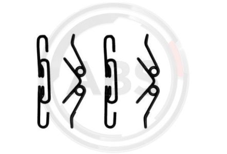 Zestaw montażowy klocków hamulcowych A.B.S. 1220Q 0041300000