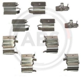 Zestaw montażowy klocków hamulcowych A.B.S. 1240Q 126124000