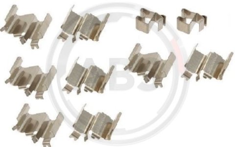Zestaw montażowy klocków hamulcowych A.B.S. 1244Q 126124400