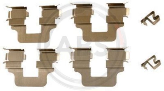 Zestaw montażowy klocków hamulcowych A.B.S. 1245Q 0061245000