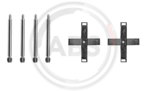 Zestaw montażowy klocków hamulcowych A.B.S. 1271Q 16012710