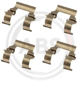 Zestaw montażowy klocków hamulcowych A.B.S. 1279Q MB012790