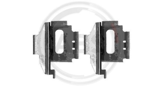 Zestaw montażowy klocków hamulcowych A.B.S. 1282Q 0041282000