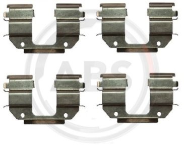 Zestaw montażowy klocków hamulcowych A.B.S. 1285Q 96128500