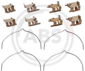 Zestaw montażowy klocków hamulcowych A.B.S. 1289Q 0441289000
