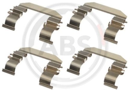 Zestaw montażowy klocków hamulcowych A.B.S. 1664Q DA0166400
