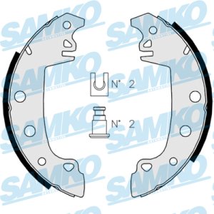 SZCZĘKI HAMULC. PEUGEOT 405  87-96