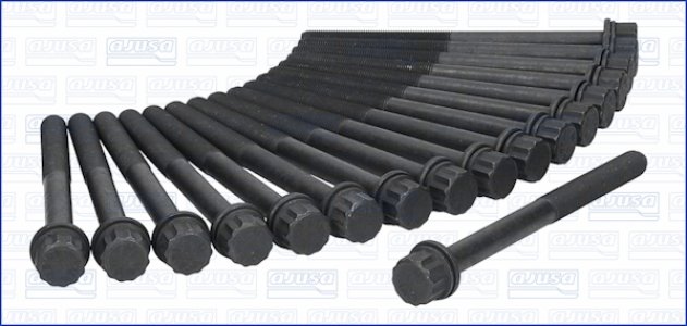 Śruba głowicy komplet  AJUSA 81045800 223214A000 HYUNDAI KIA