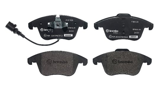 KLOCKI HAMULC. VW TIGUAN  07- PRZÓD