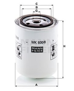 FILTR PALIWA MANN-FILTER WK9308 CATERPILAR