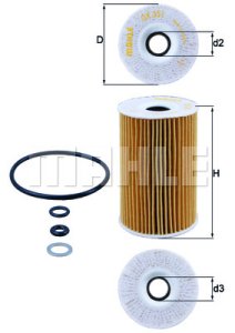 FILTR OLEJU HYUNDAI, KIA