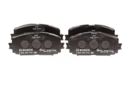 Klocki hamulcowe BOSCH 0986494770 0446552190 TOYOTA YARIS  06 tył