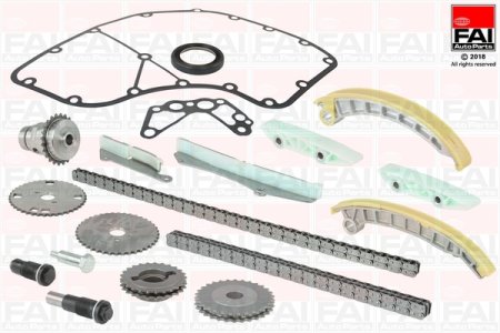 Zestaw łańcucha rozrządu FAI AutoParts TCK194C 0831P0 CITROEN FIAT PEUGEOT
