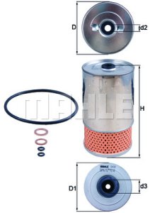 FILTR OLEJU DB W124 D