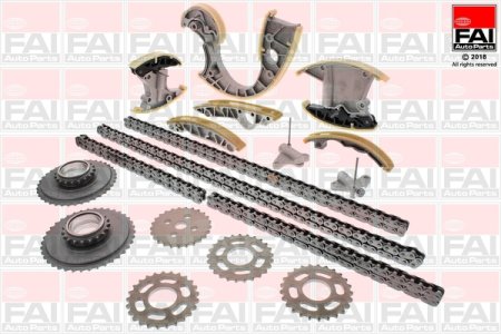 Zestaw łańcucha rozrządu FAI AutoParts TCK233NG 059109229J AUDI VW