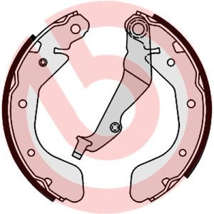 Szczęki hamulcowe BREMBO S10514 93740252 CHEVROLET AVEO  05