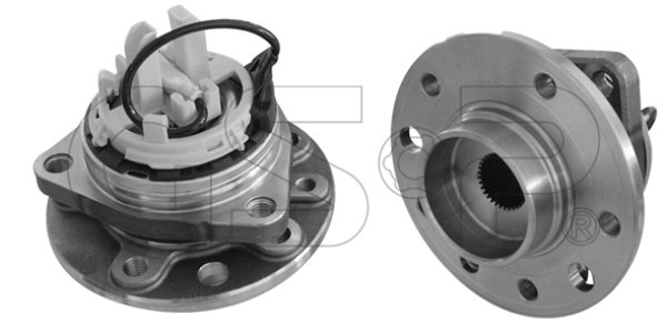 ŁOŻYSKO, ZESTAW NAPRAWCZY PIASTY GSP 9333097 1603841 OPEL