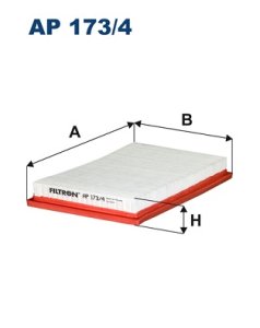 FILTR POWIETRZA FILTRON AP173 4 AP1734 SUZUKI SX4 VITARA II