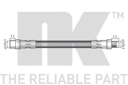 PRZEWÓD HAMULCOWY GIĘTKI DB W123, W124