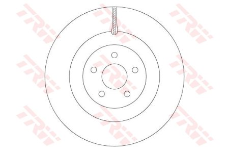 TARCZA HAMULC. FORD FOCUS II RS 2,3 AWD  15- PRZÓD