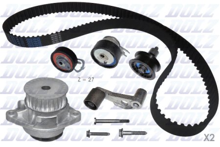 ZESTAW ROZRZĄDU Z PASKIEM + POMPA WODY SEAT