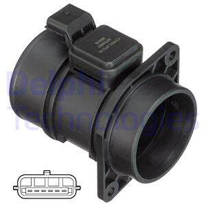PRZEPŁYWOMIERZ POWIETRZA DELPHI AF10367 12B1 4416861 NISSAN OPEL RENAULT