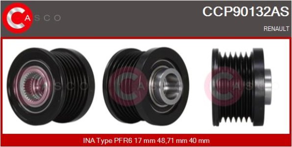 KOLO PASOWE WOLNOBIEZNE ALTERNATORA