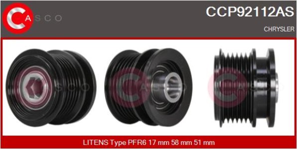 KOLO PASOWE WOLNOBIEZNE ALTERNATORA