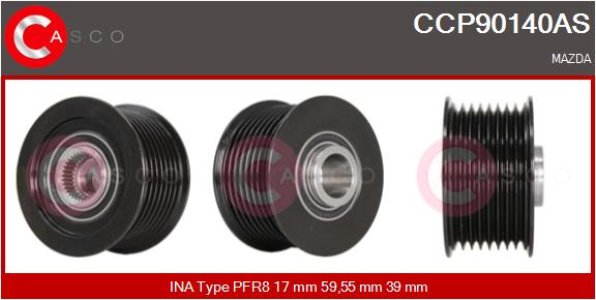 KOLO PASOWE WOLNOBIEZNE ALTERNATORA