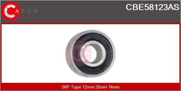 LOZYSKO 62201 2RS 12X32X14