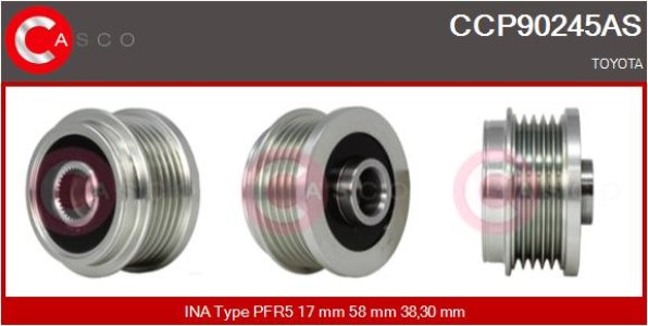 KOLO PASOWE WOLNOBIEZNE ALTERNATORA