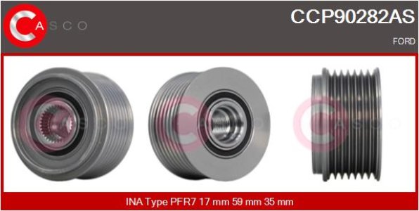 KOLO PASOWE WOLNOBIEZNE ALTERNATORA