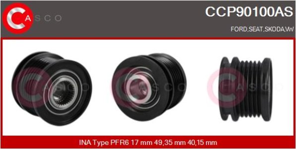 KOLO PASOWE WOLNOBIEZNE ALTERNATORA