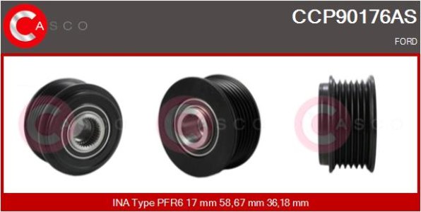 KOLO PASOWE WOLNOBIEZNE ALTERNATORA