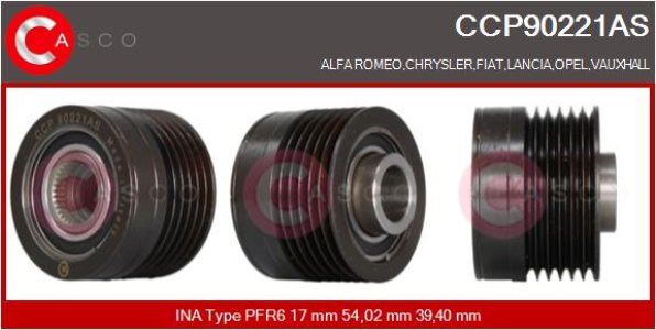 KOLO PASOWE WOLNOBIEZNE ALTERNATORA