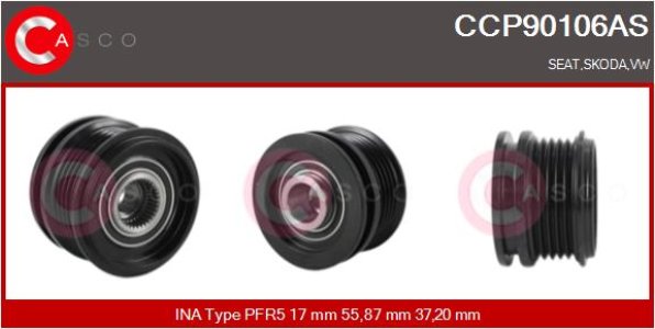 KOLO PASOWE WOLNOBIEZNE ALTERNATORA