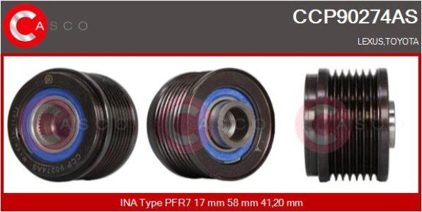 KOLO PASOWE WOLNOBIEZNE ALTERNATORA