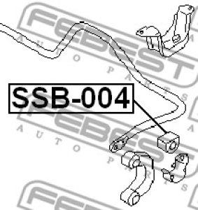 GUMA STAB. SUBARU T. FORESTER S10 1996-2002 LE/PR