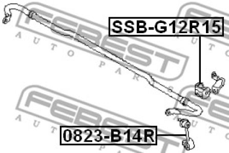 GUMA STAB. SUBARU T. FORESTER S12 2007-2012 LE/PR